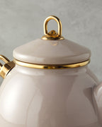 Perro Enamel Mini Tea Pot Beige (view 8)