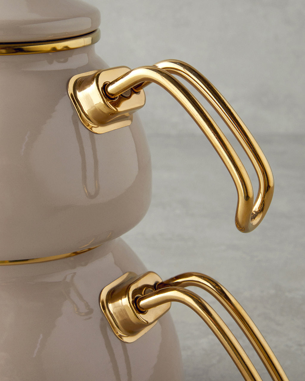 Perro Enamel Mini Tea Pot Beige (view 9)