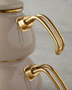 Perro Enamel Mini Tea Pot Beige (view 9)