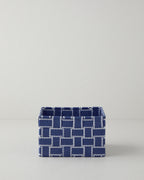 Shine Basket - Navy Blue - 17x17x10 cm