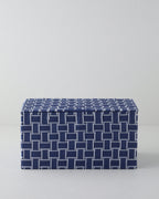 Shine Storage Box 34x22x17 - Navy Blue