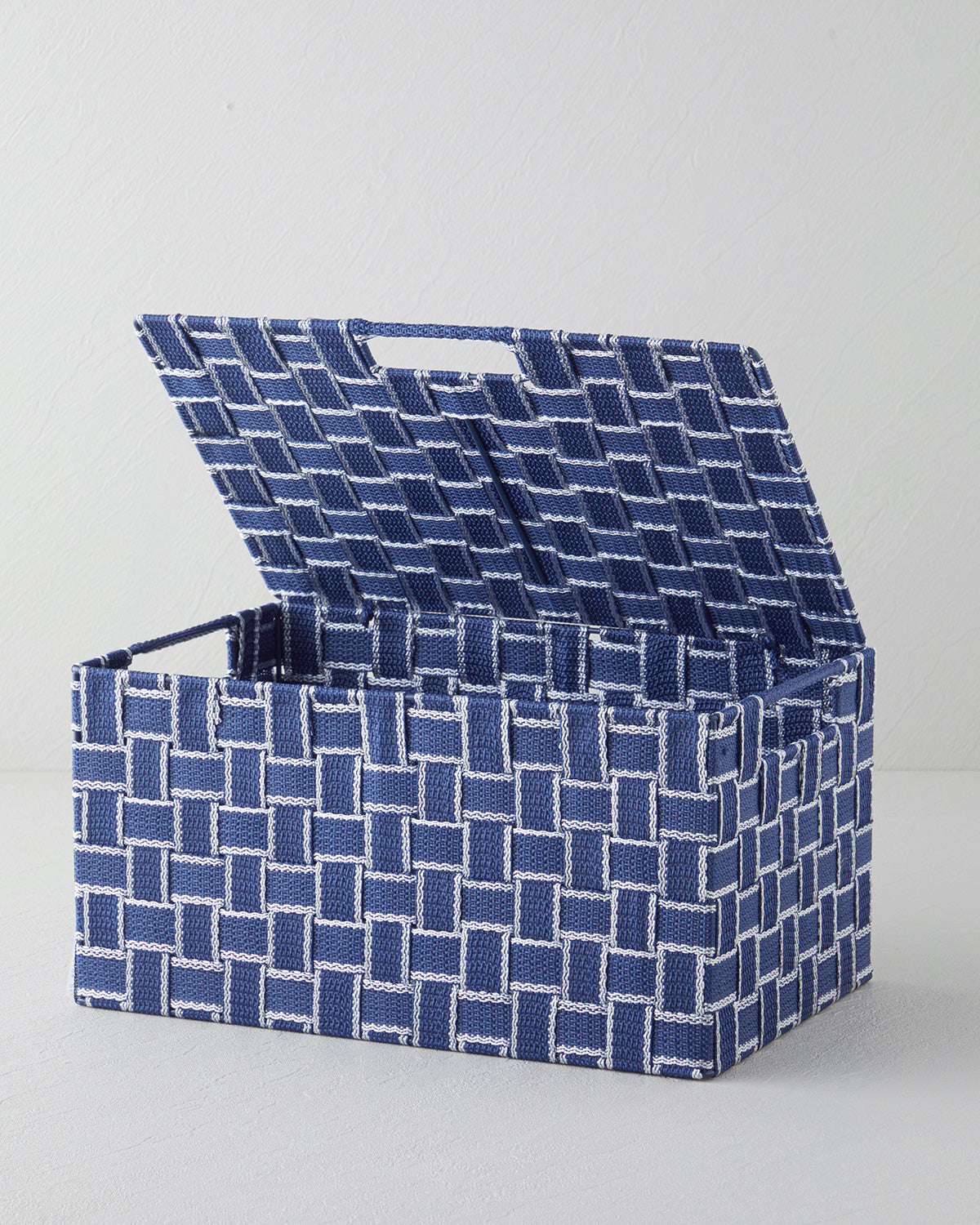 Shine Storage Box 34x22x17 - Black - White (view 2)