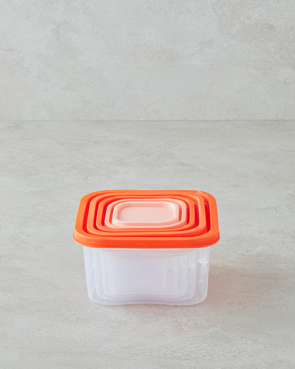 Keep Me Plastic 5 Pieces Storage Container 16 cm Colored (view 2)