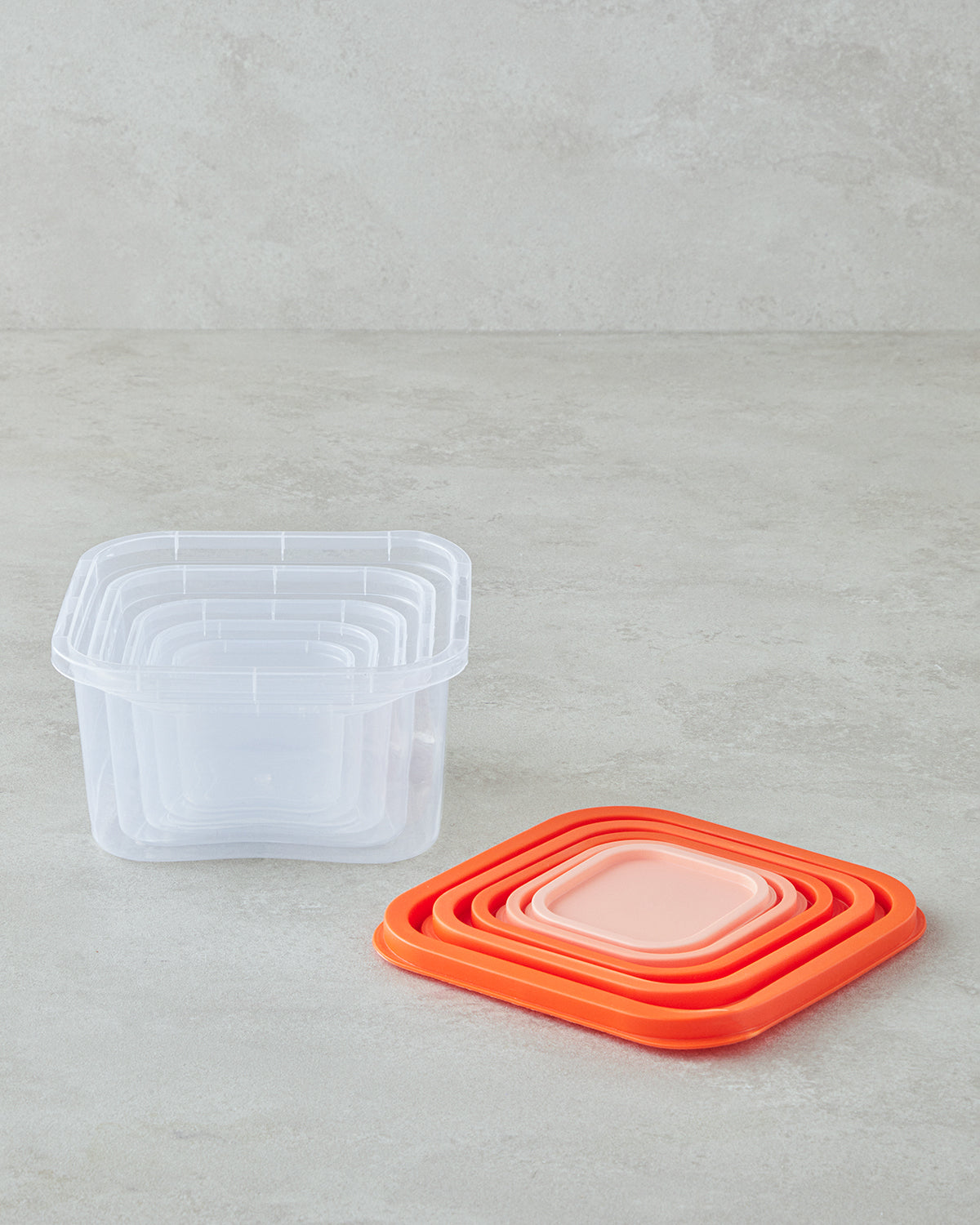 Keep Me Plastic 5 Pieces Storage Container 16 cm Colored (view 3)