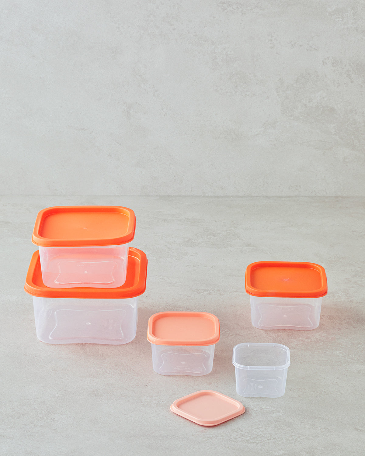 Keep Me Plastic 5 Pieces Storage Container 16 cm Colored (view 4)