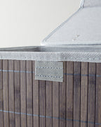 Selina Bamboo Storage Box Anthracite (view 4)