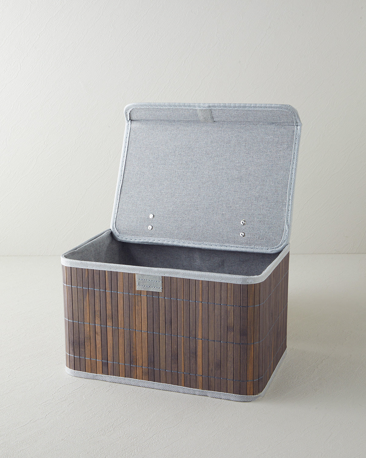 Selina Bamboo Storage Box Anthracite (view 6)