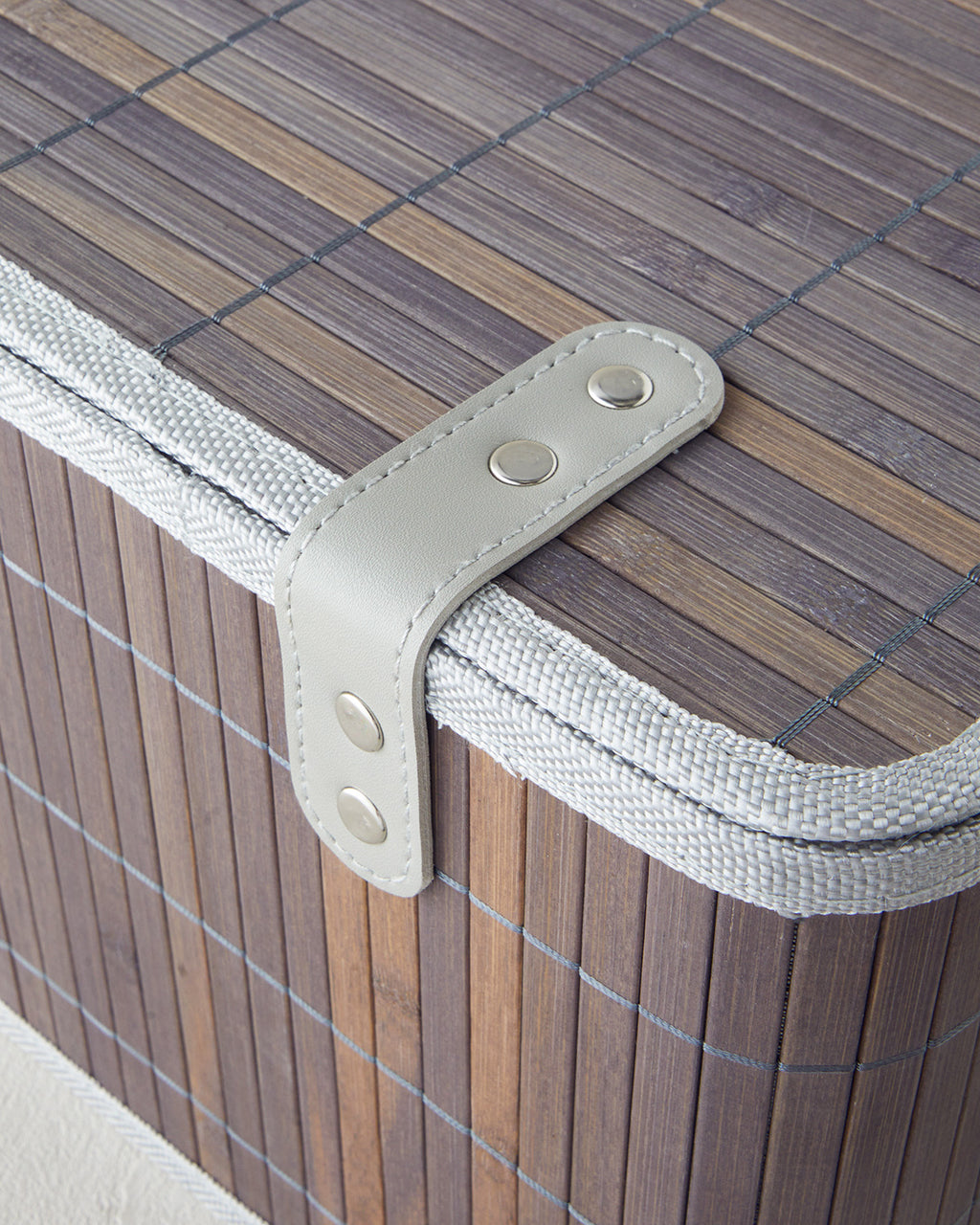 Selina Bamboo Storage Box Anthracite (view 8)