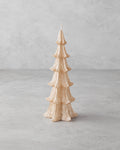 Christmas Tree Candle 18 cm Gold