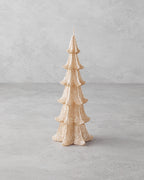 Christmas Tree Candle 18 cm Gold