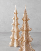 Christmas Tree Candle 18 cm Gold (view 3)