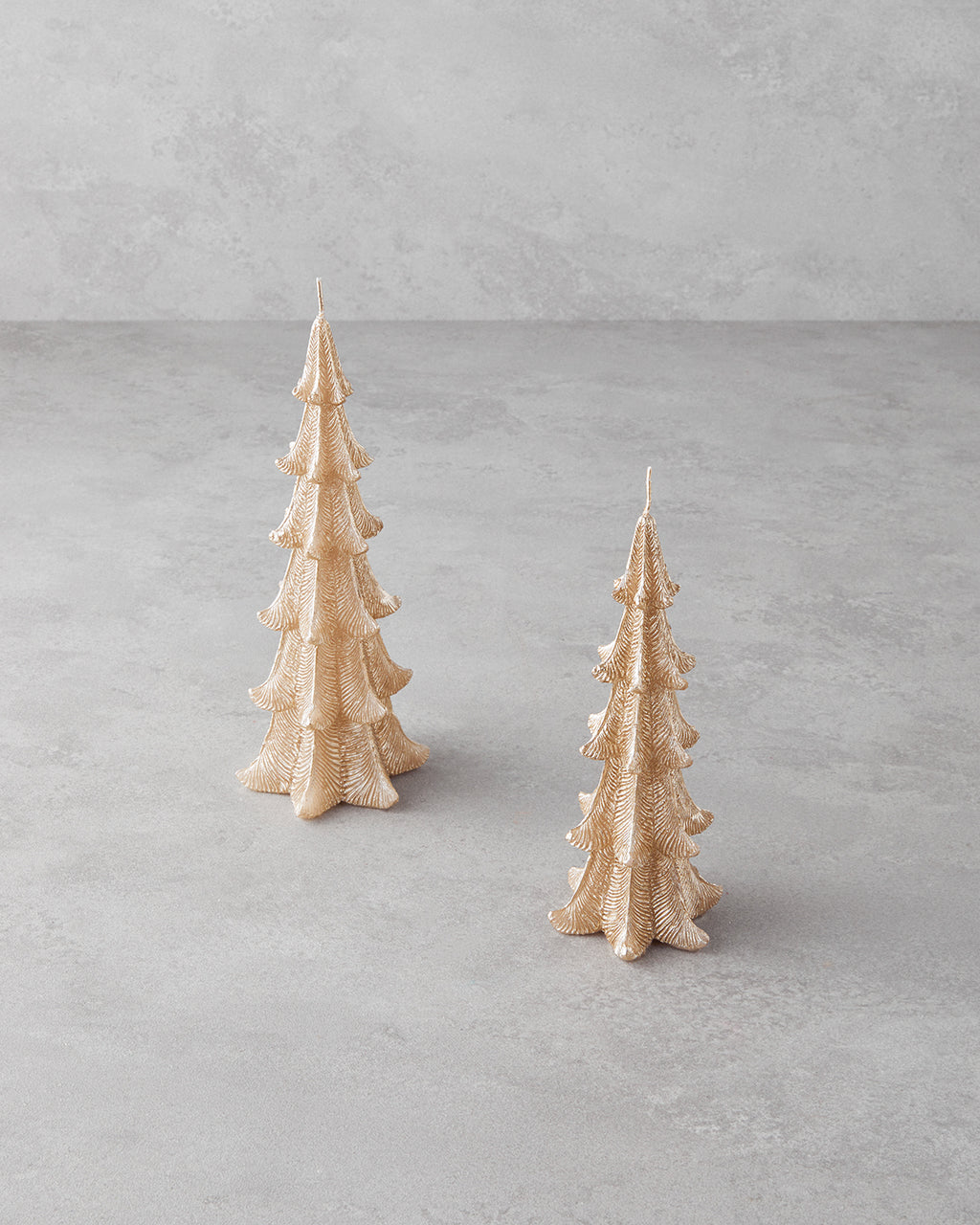 Christmas Tree Candle 18 cm Gold (view 4)