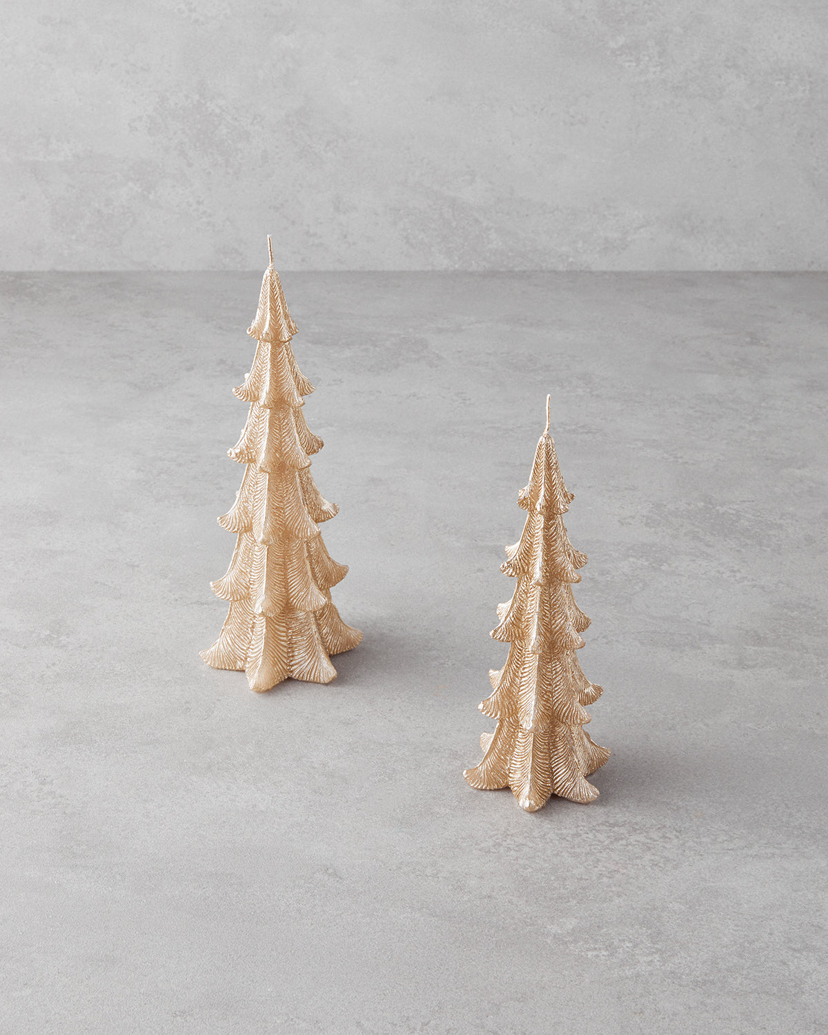 Christmas Tree Candle 18 cm Gold (view 4)