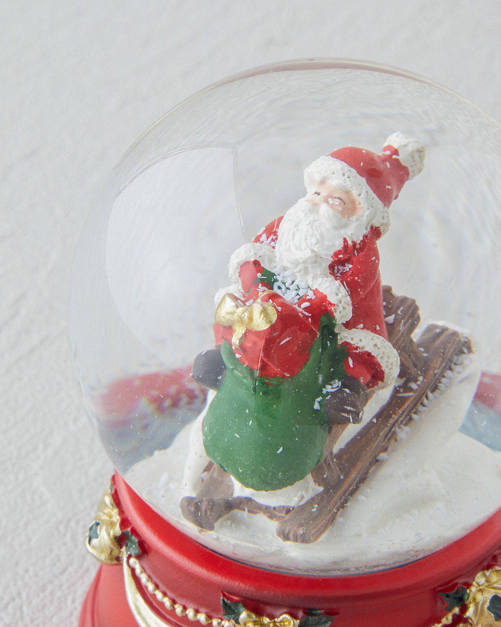 Blume Snow Globe 9 cm Red (view 2)