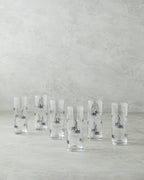 Glass 6 pcs Glass 195 ml Black