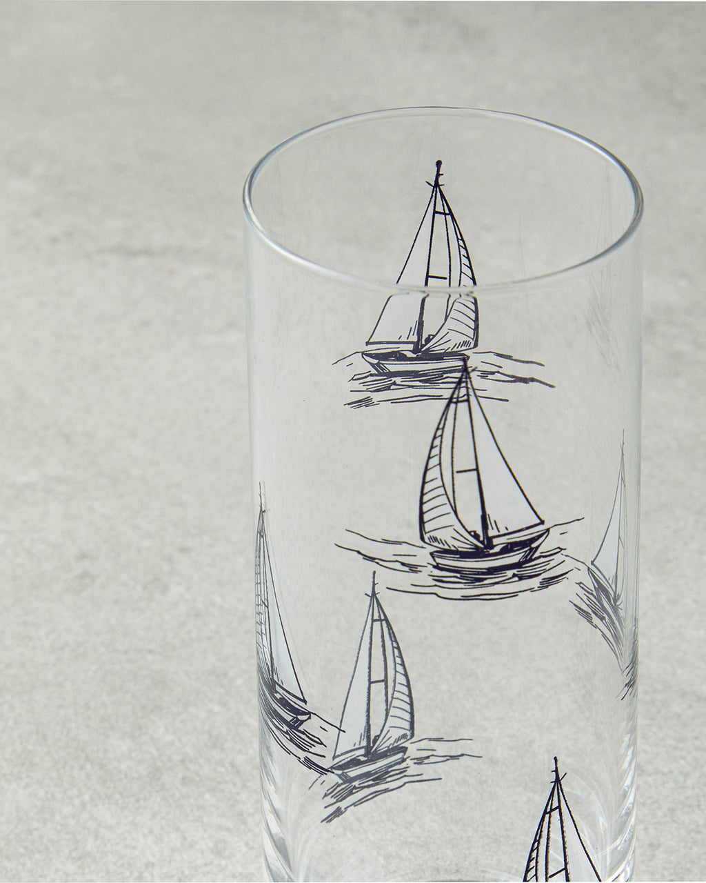 Glass 6 pcs Glass 195 ml Black (view 3)