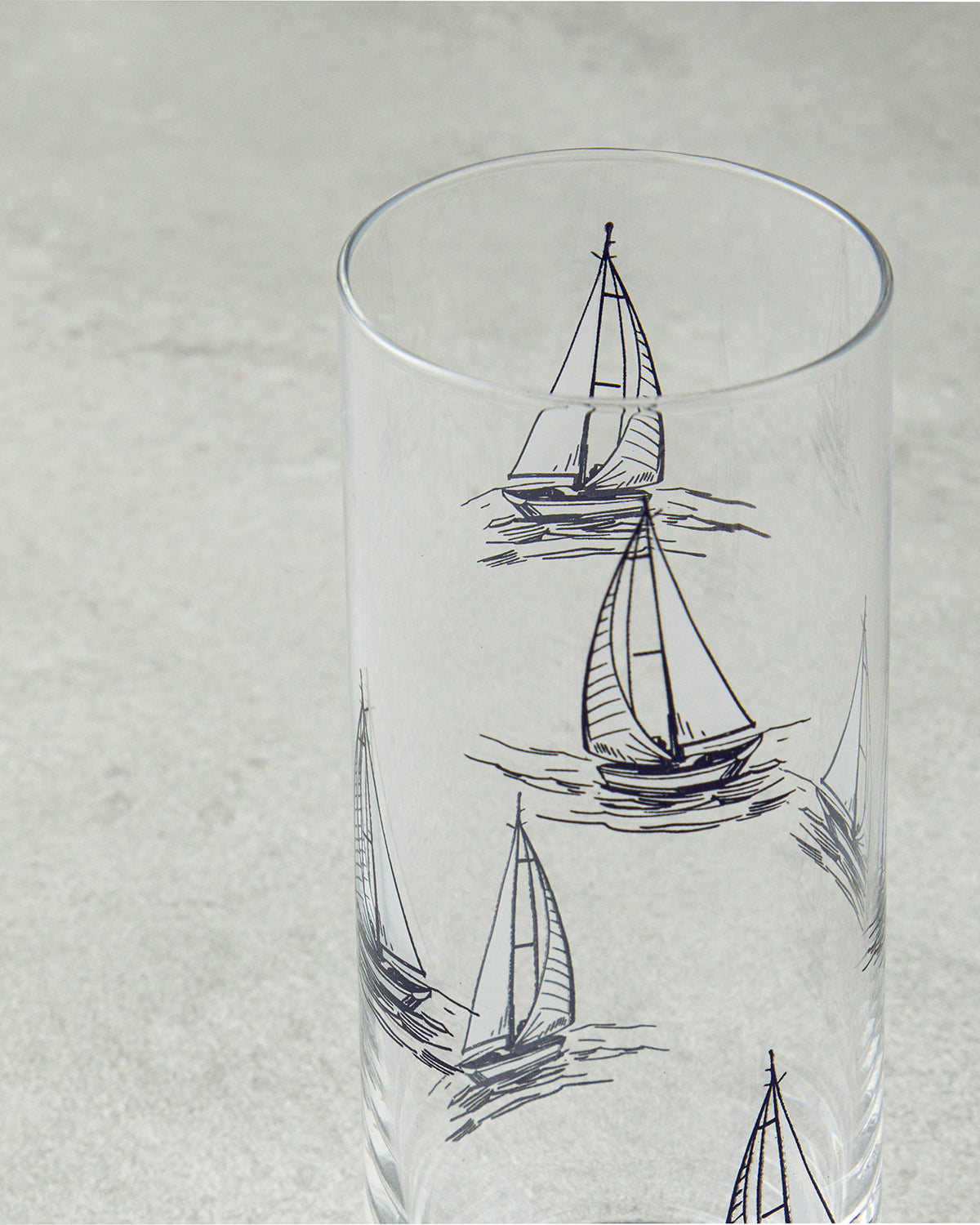 Glass 6 pcs Glass 195 ml Black (view 3)
