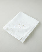 Polyester Table Cloth 150x200 cm White-Gold