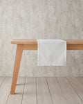Polyester Runner 40x140 cm White-Gold