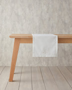 Polyester Runner 40x140 cm White-Gold
