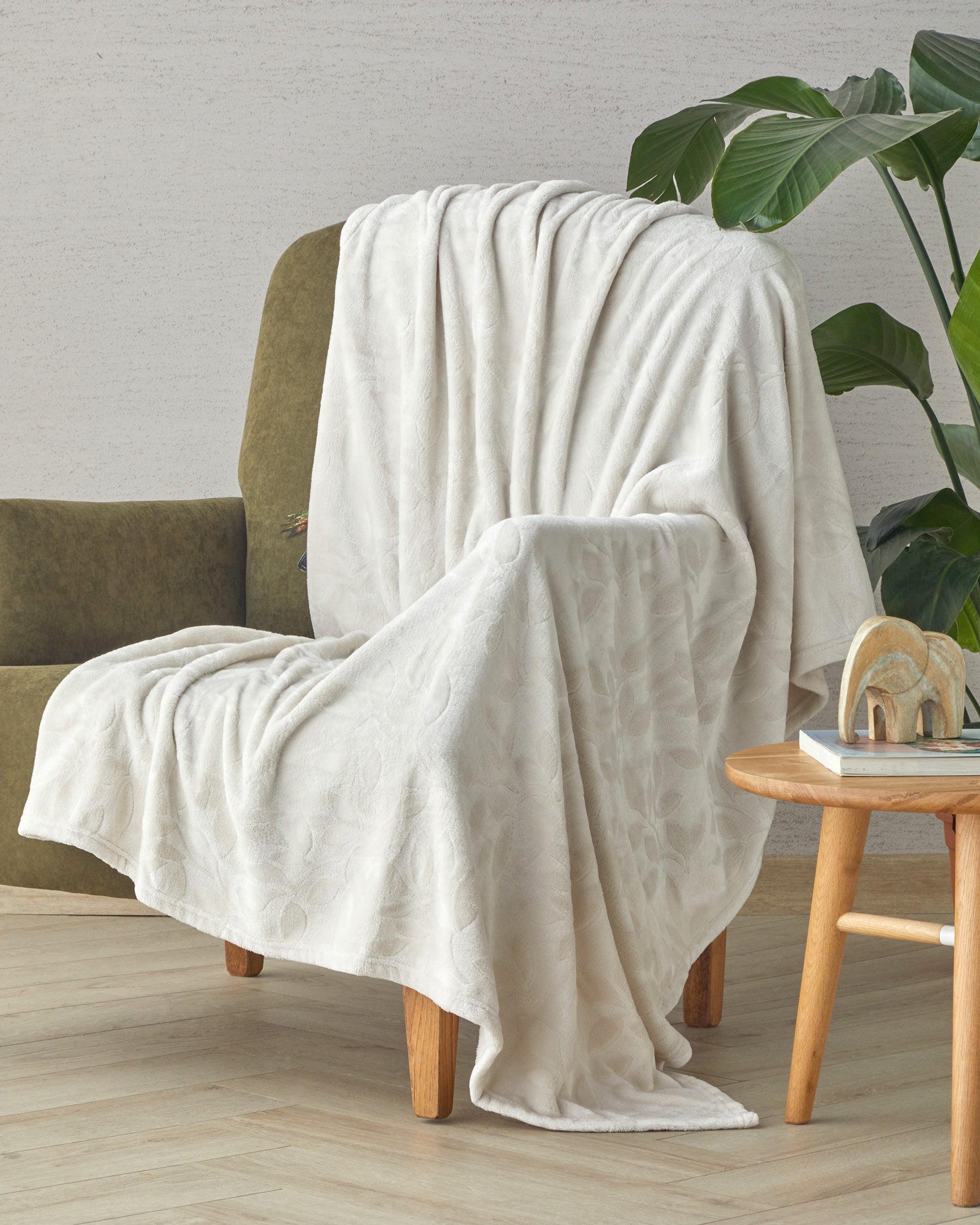 Ramona Jacquard Supersoft TV Blanket 120x160 cm - Sage (view 2)