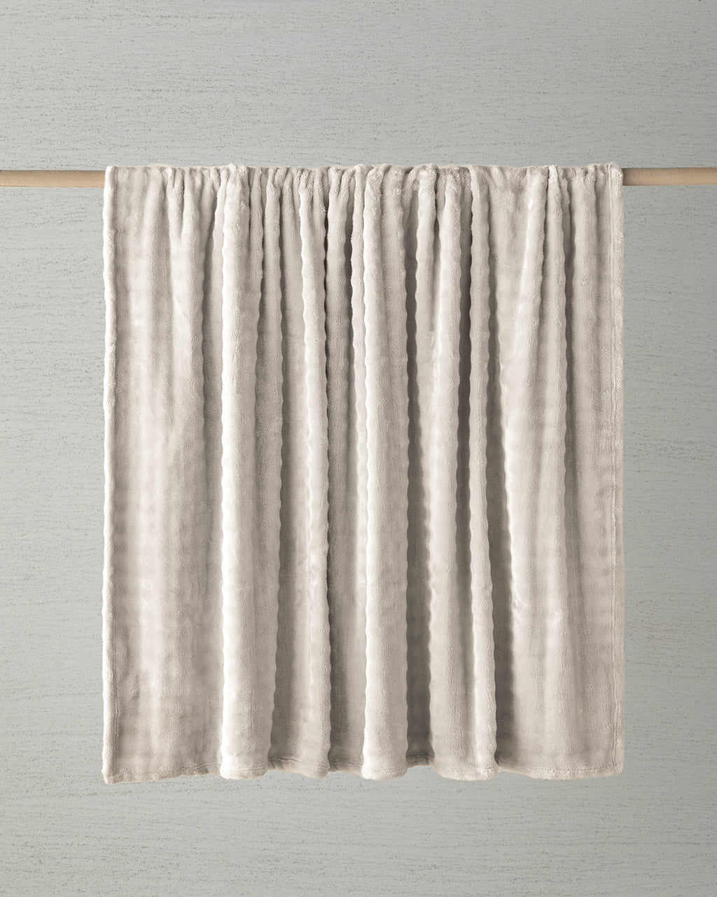 Glance Bubble Supersoft Double Size Blanket 200x220 cm - Cream