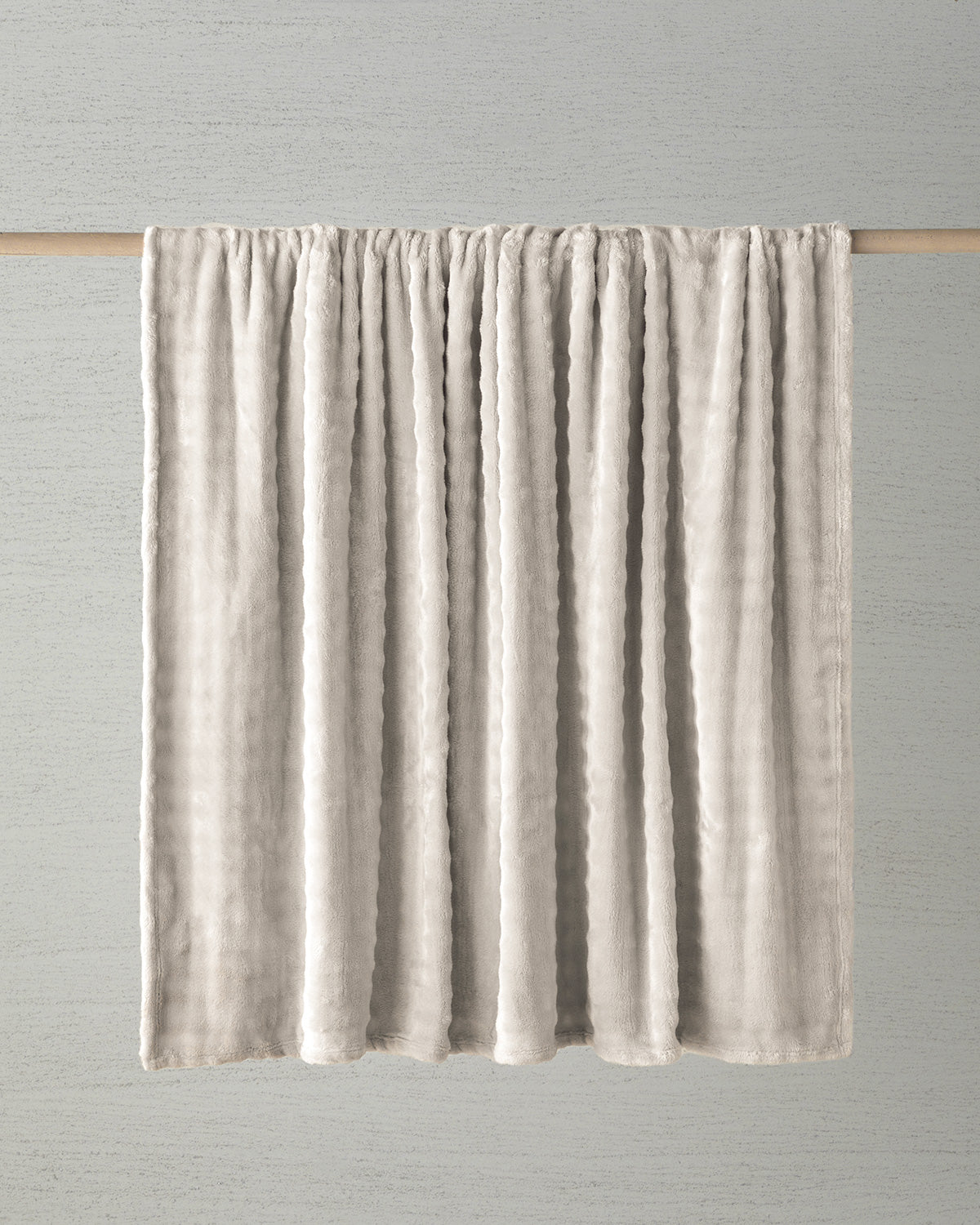 Glance Bubble Supersoft Double Size Blanket 200x220 cm - Cream