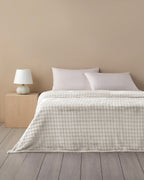 Glance Bubble Supersoft Double Size Blanket 200x220 cm - Gray (view 2)