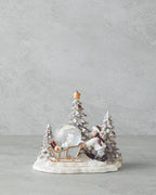 Marva Snow Globe 12.5x16x14.5 cm White