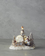 Marva Snow Globe 12.5x16x14.5 cm White (view 2)