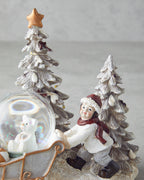 Marva Snow Globe 12.5x16x14.5 cm White (view 3)