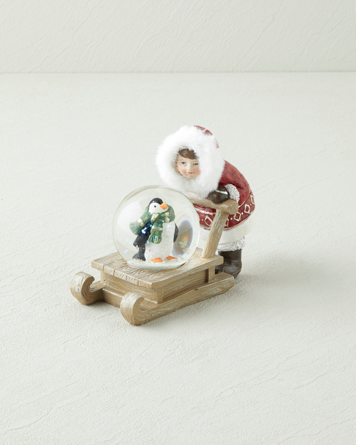 Snow Ball Snow Globe 11.5x18x15 cm Pink (view 2)