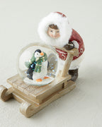 Snow Ball Snow Globe 11.5x18x15 cm Pink (view 3)