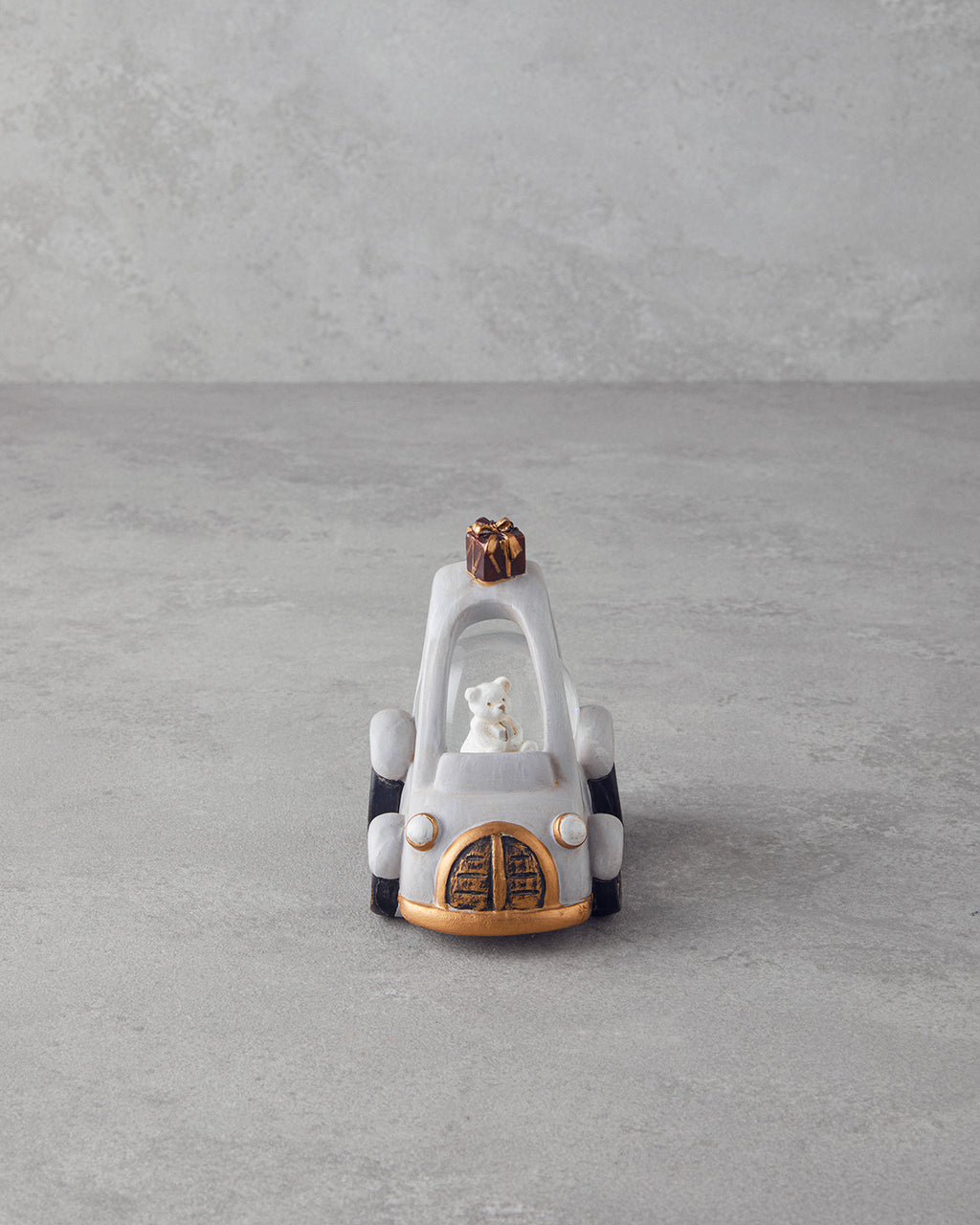 Old Car Snow Globe 7.5x10x10.5 cm Gray (view 2)