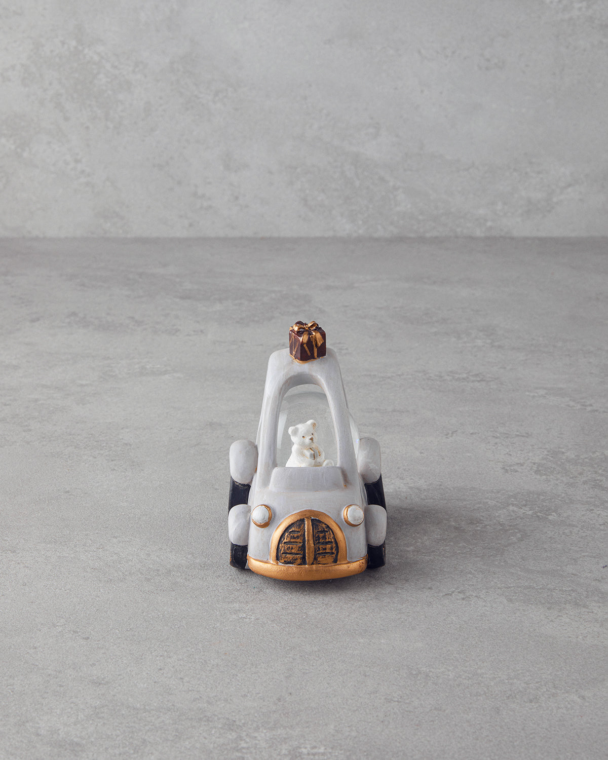 Old Car Snow Globe 7.5x10x10.5 cm Gray (view 2)
