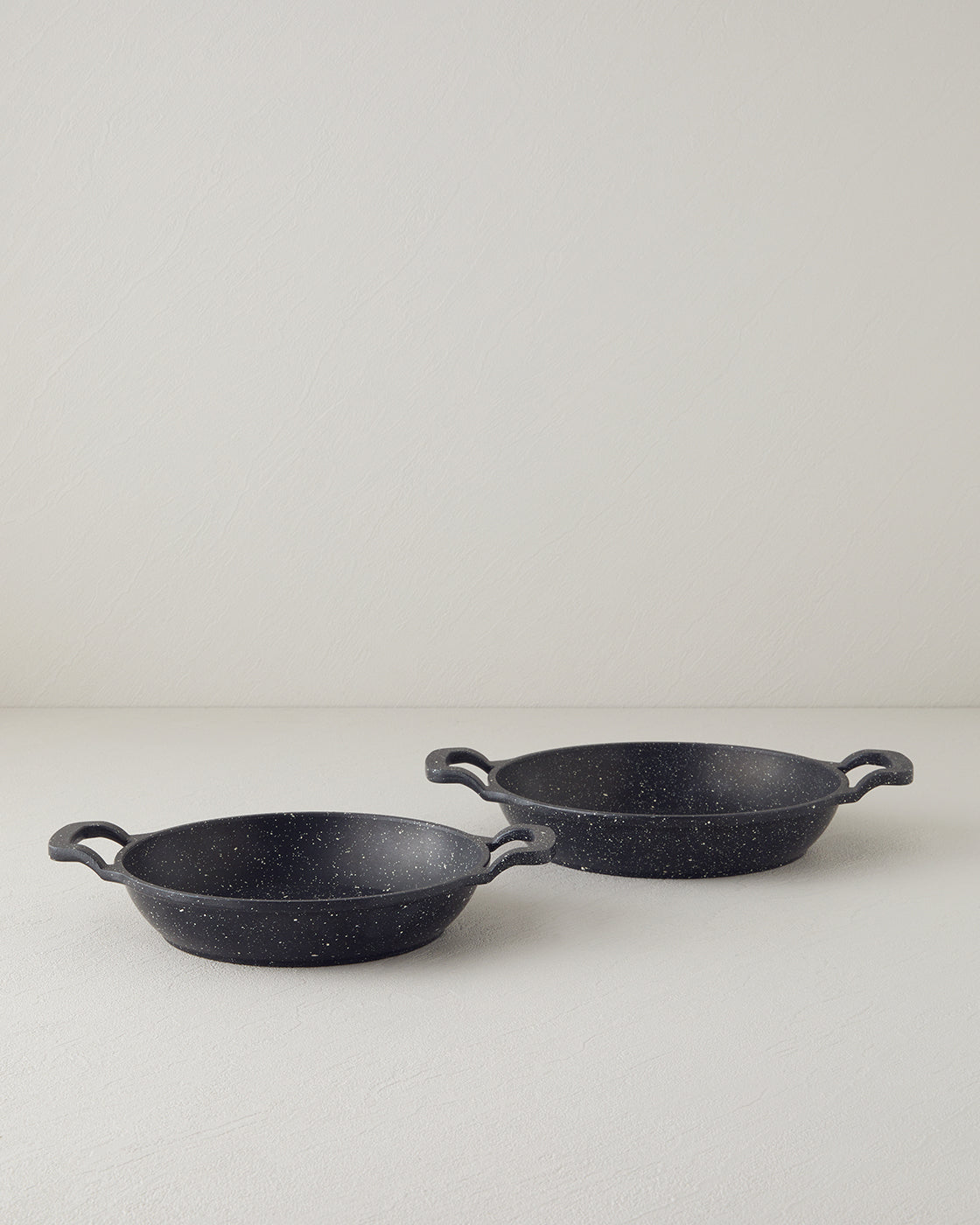 Sofya Aluminum 2 pcs Omelet Pan Set 18-20 cm Black