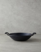 Laura Aluminum Wok Griddle 30 cm Black