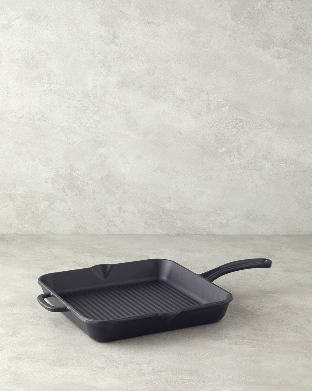 Iron Casting Square Grill Pan 28 cm - Black