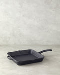 Iron Casting Square Grill Pan 28 cm - Black