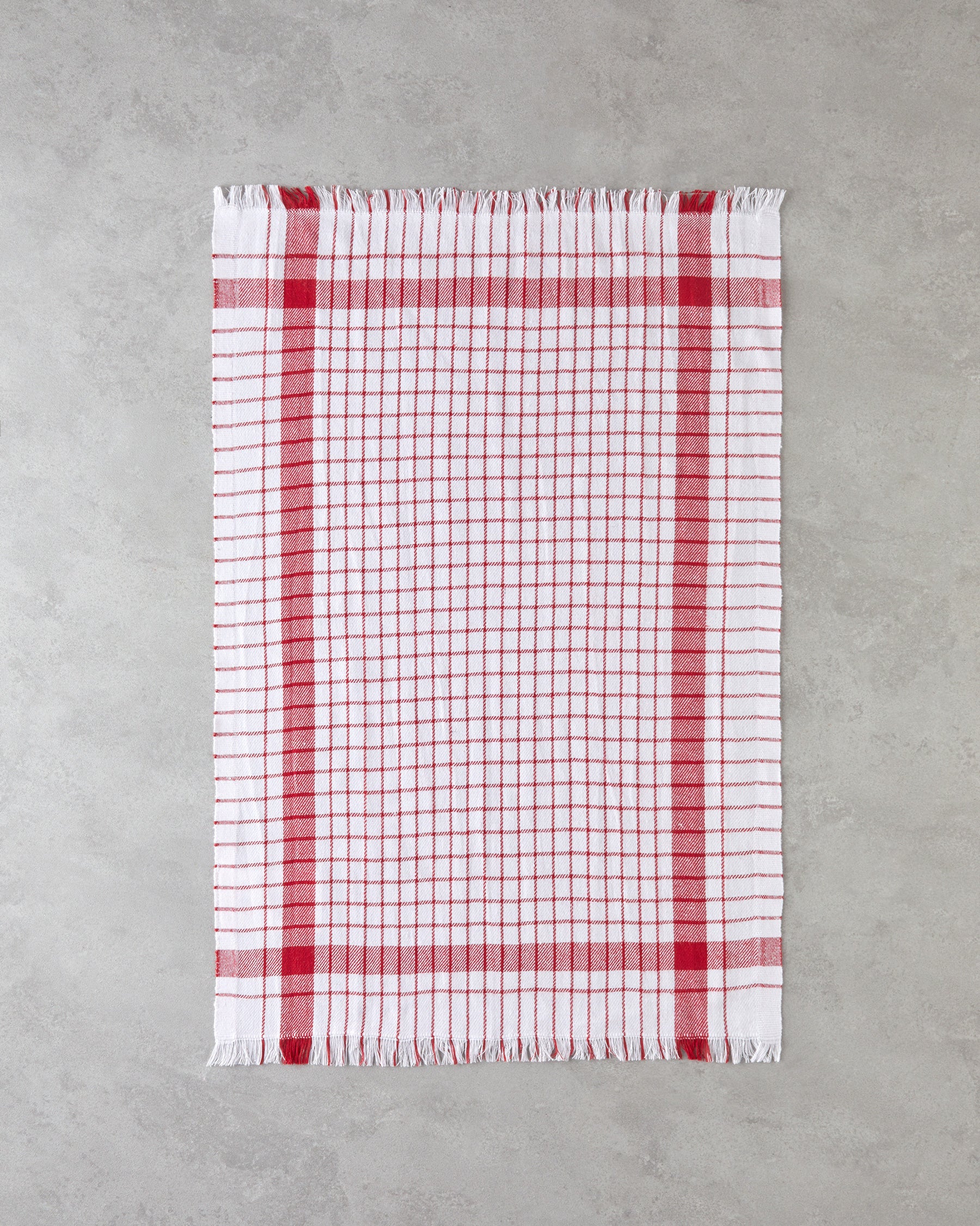 Evelyn Cotton Polyester Drying Cloth 40x60 Red (view 2)