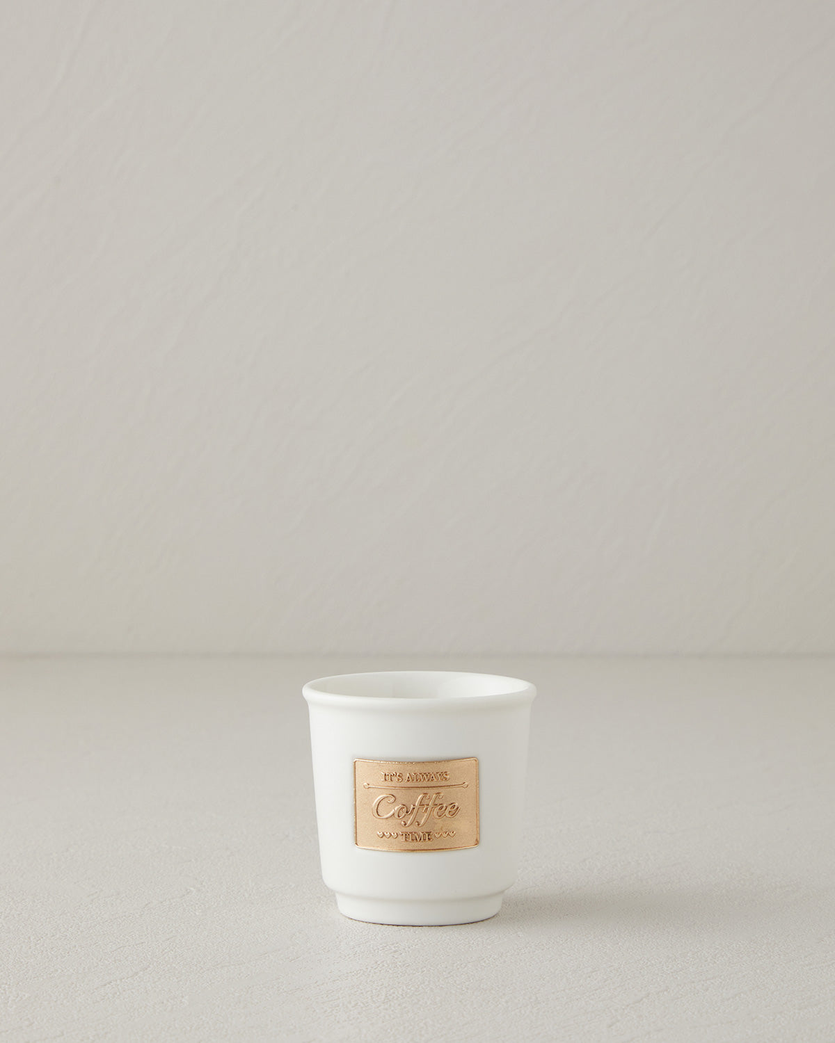 Goldy New Bone China Espresso Cup 90 ml - White-Gold