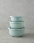 Sara Plastic 3 pcs Storage Container 1.5 + 2.5 + 4 L - Mint