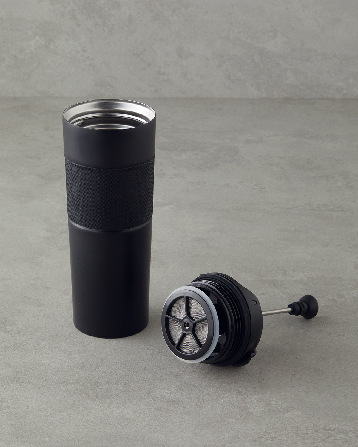 Glow Steel with French Press Travel Mug 450 ml (view 4)