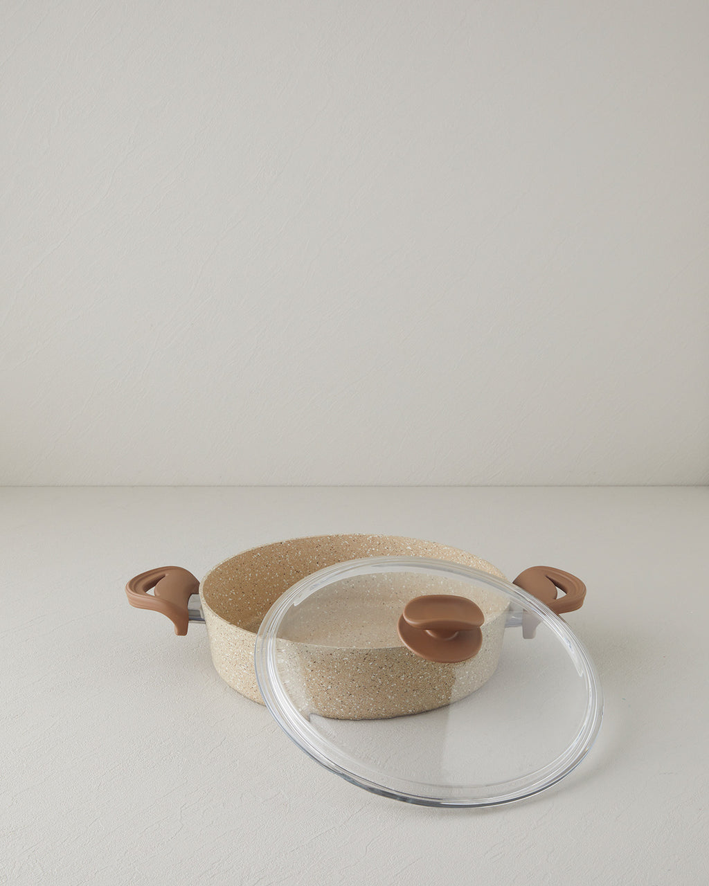 Mocha Aluminum 5 Pieces Pot Set 20-26-26 cm Brown (view 3)