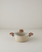 Mocha Aluminum 5 Pieces Pot Set 20-26-26 cm Brown (view 4)