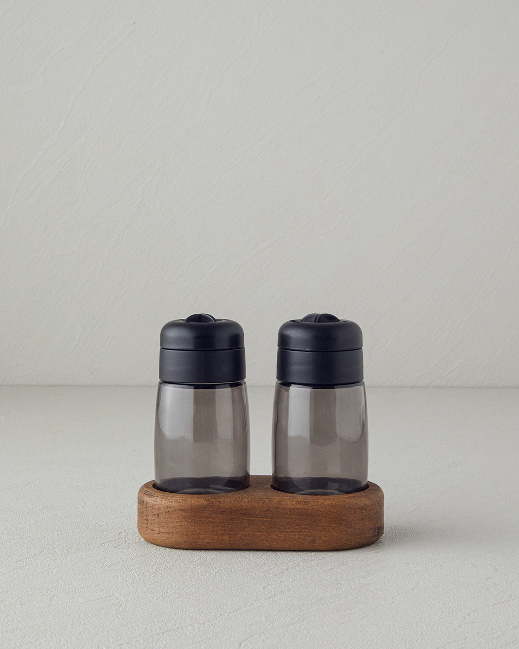 Saly Glass 2 pcs Salt and Pepper Shaker 100 ml Anthracite