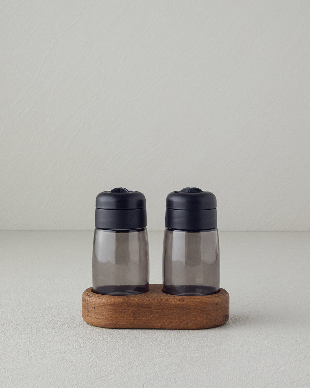 Saly Glass 2 pcs Salt and Pepper Shaker 100 ml Anthracite