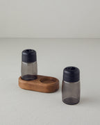 Saly Glass 2 pcs Salt and Pepper Shaker 100 ml Anthracite (view 2)