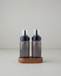 Saly Glass 2 pcs Oil Bottle 245 ml Anthracite