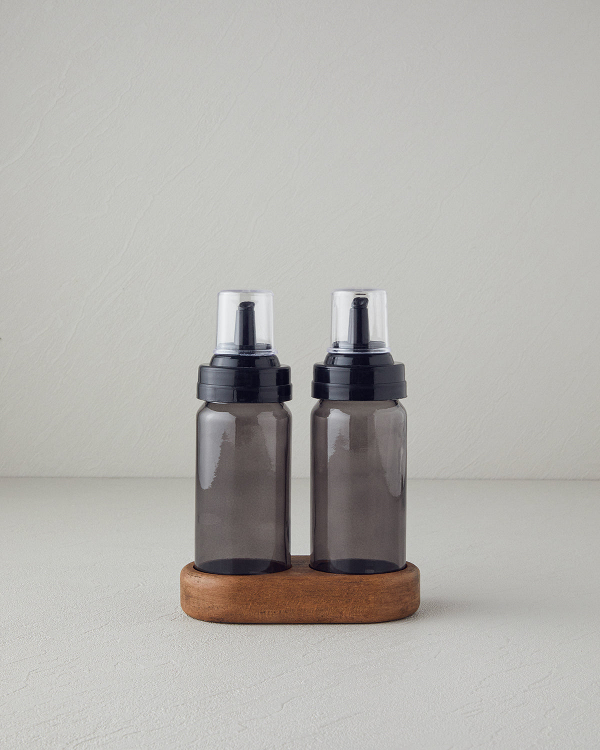 Saly Glass 2 pcs Oil Bottle 245 ml Anthracite